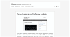 Desktop Screenshot of bioruebe.com
